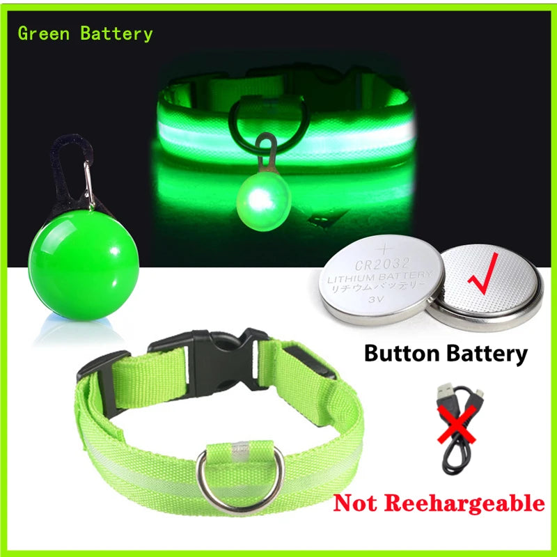 LuxeGlow USB Rechargeable LED Pet Collar
