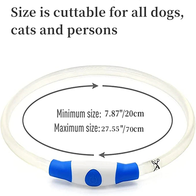NightSafe USB Rechargeable Pet Necklace
