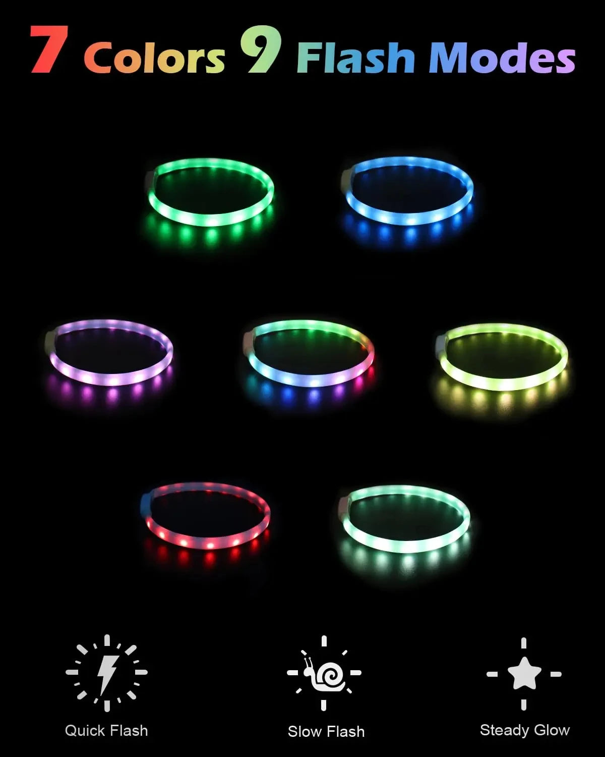 ColourShift Safety LED Collar