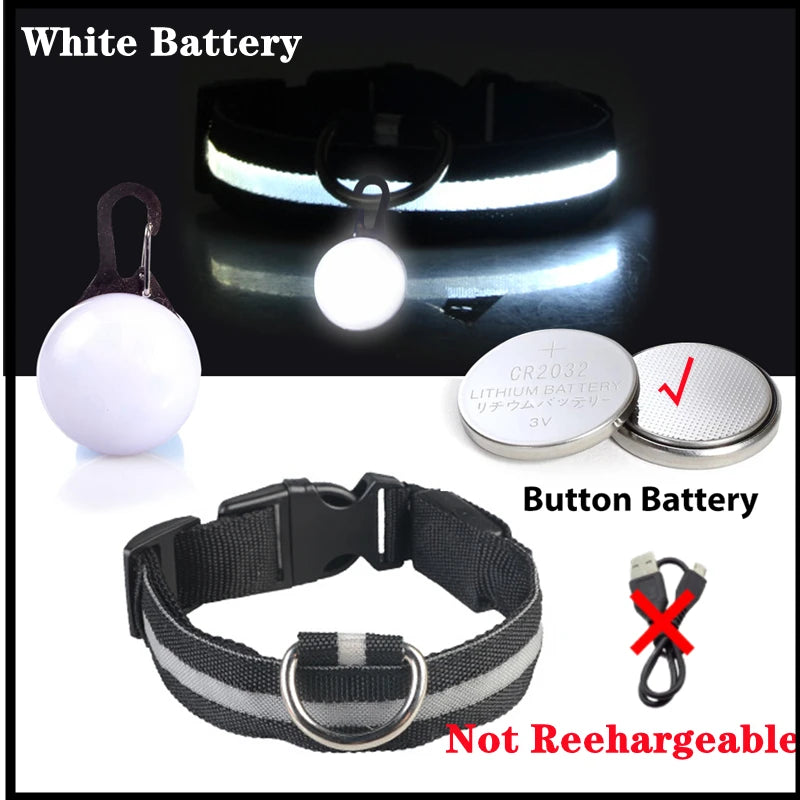 LuxeGlow USB Rechargeable LED Pet Collar
