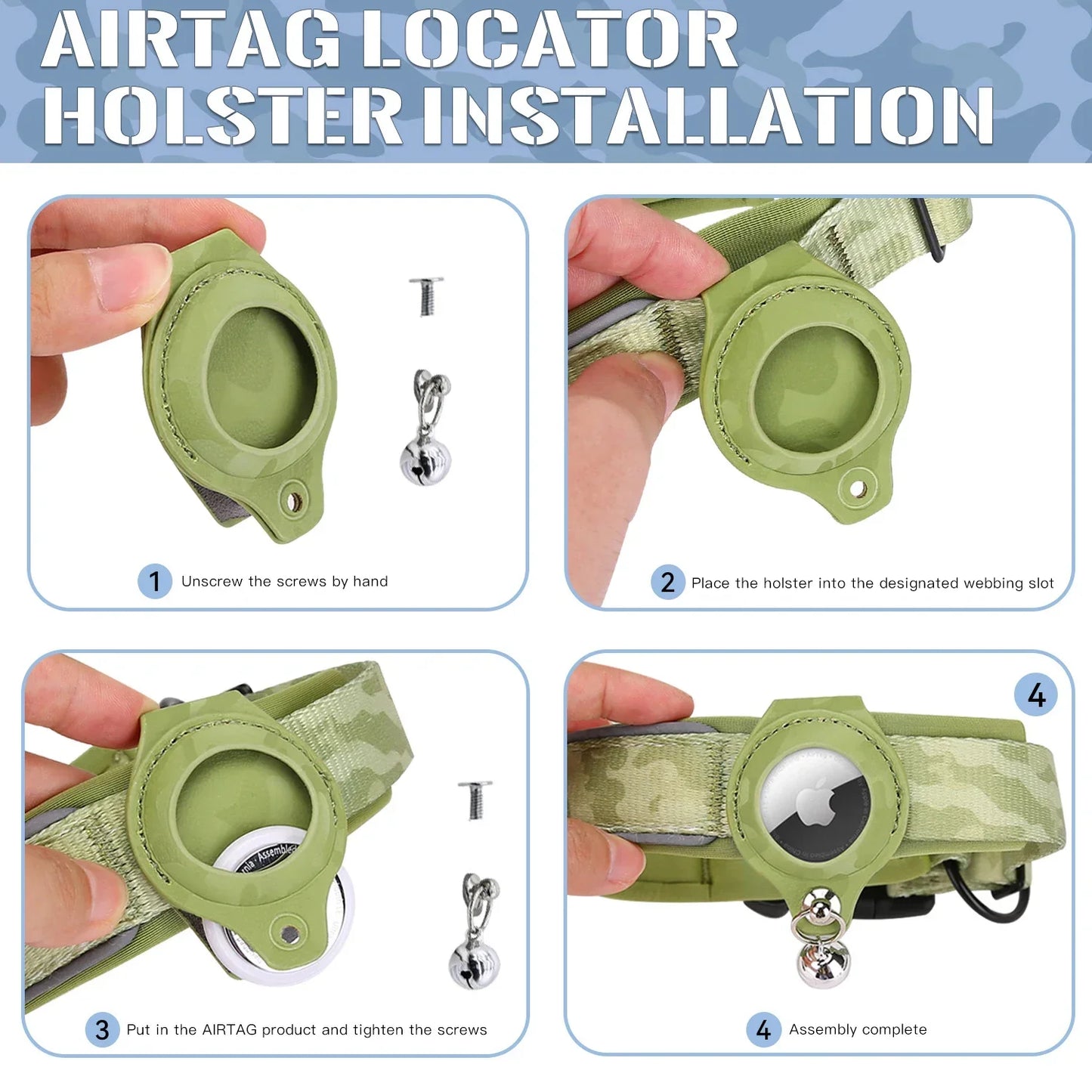 SafeTrack AirTag Collar Pod